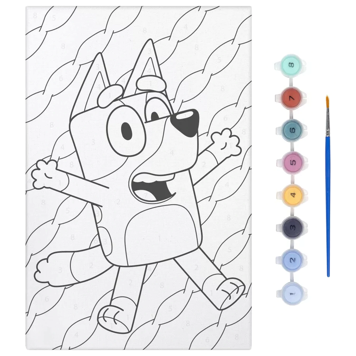 Bluey Happy Number Coloring Set product photo