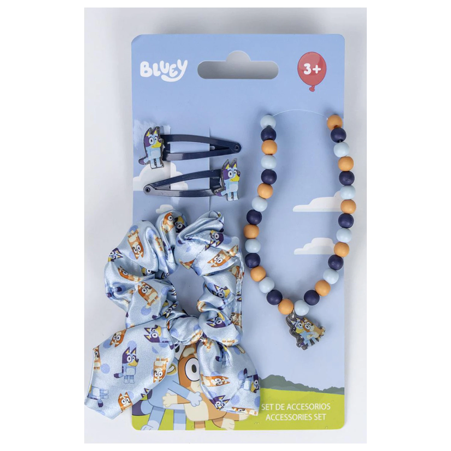 Bluey Happy Vibes Necklace and Hair Accessory Set product photo
