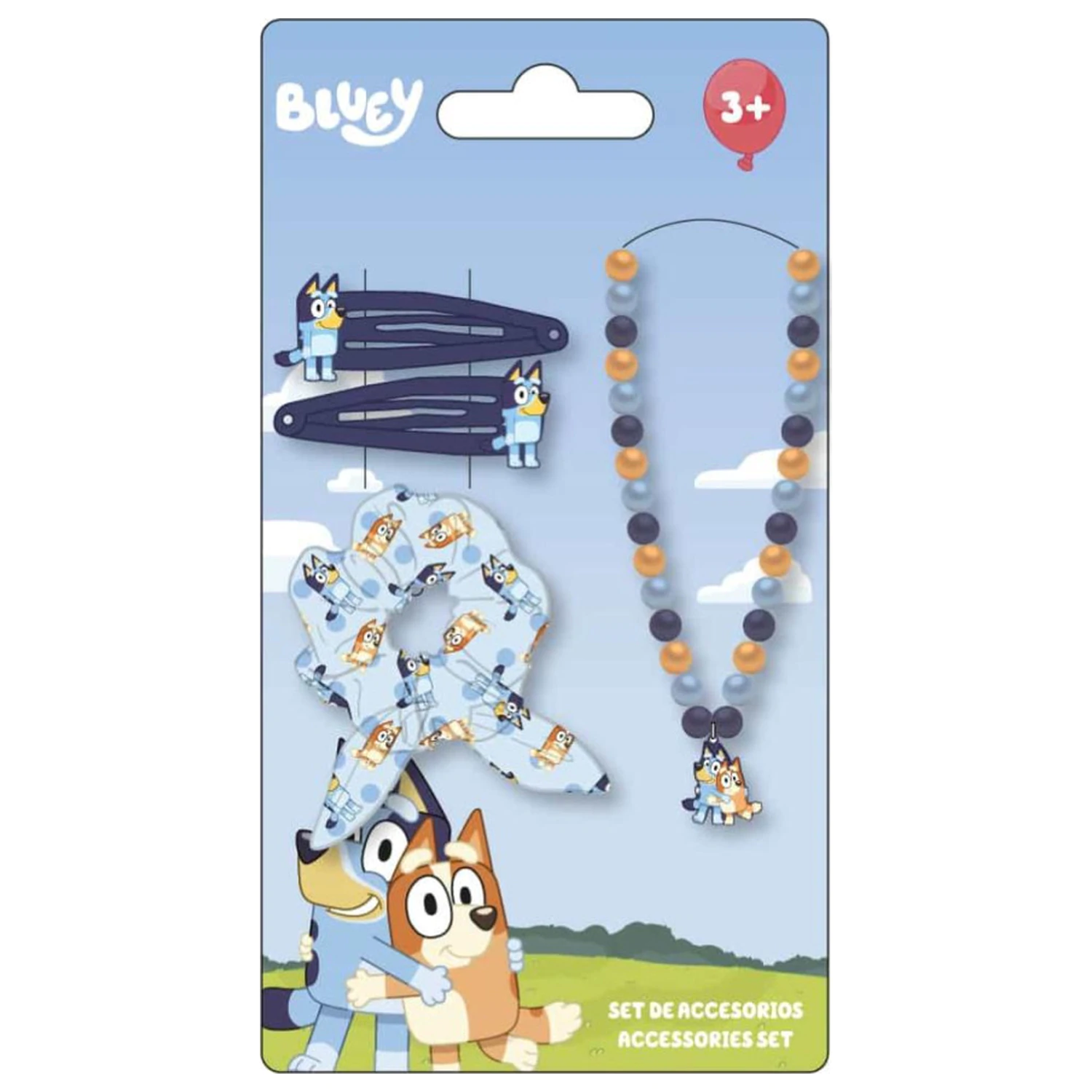 Bluey Happy Vibes Necklace and Hair Accessory Set product photo