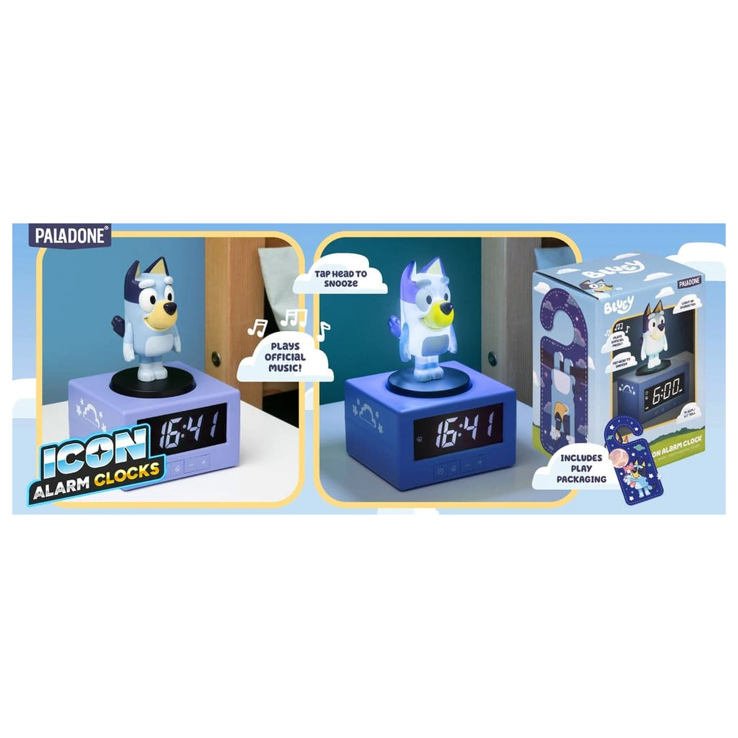 Bluey Icon Alarm Clock product photo