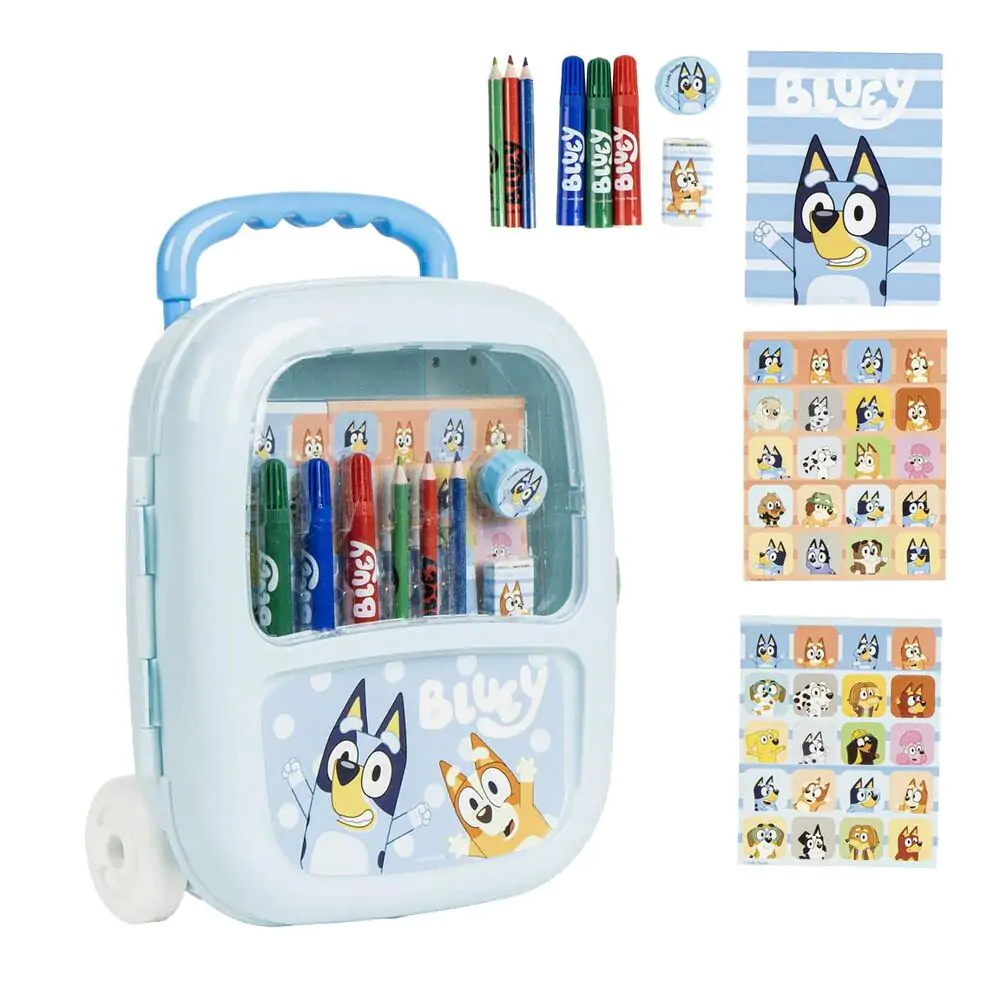 Bluey stationery trolley product photo