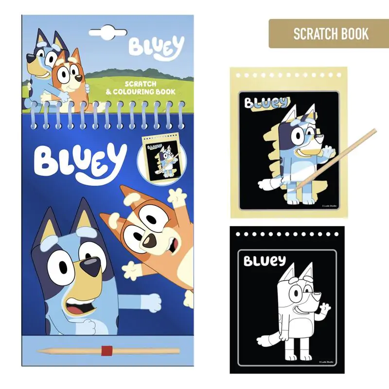 Bluey scratch stationery set termékfotó