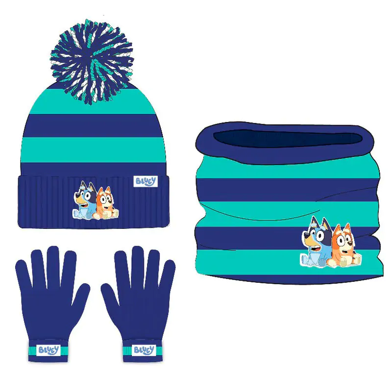 Bluey snood hat gloves set termékfotó