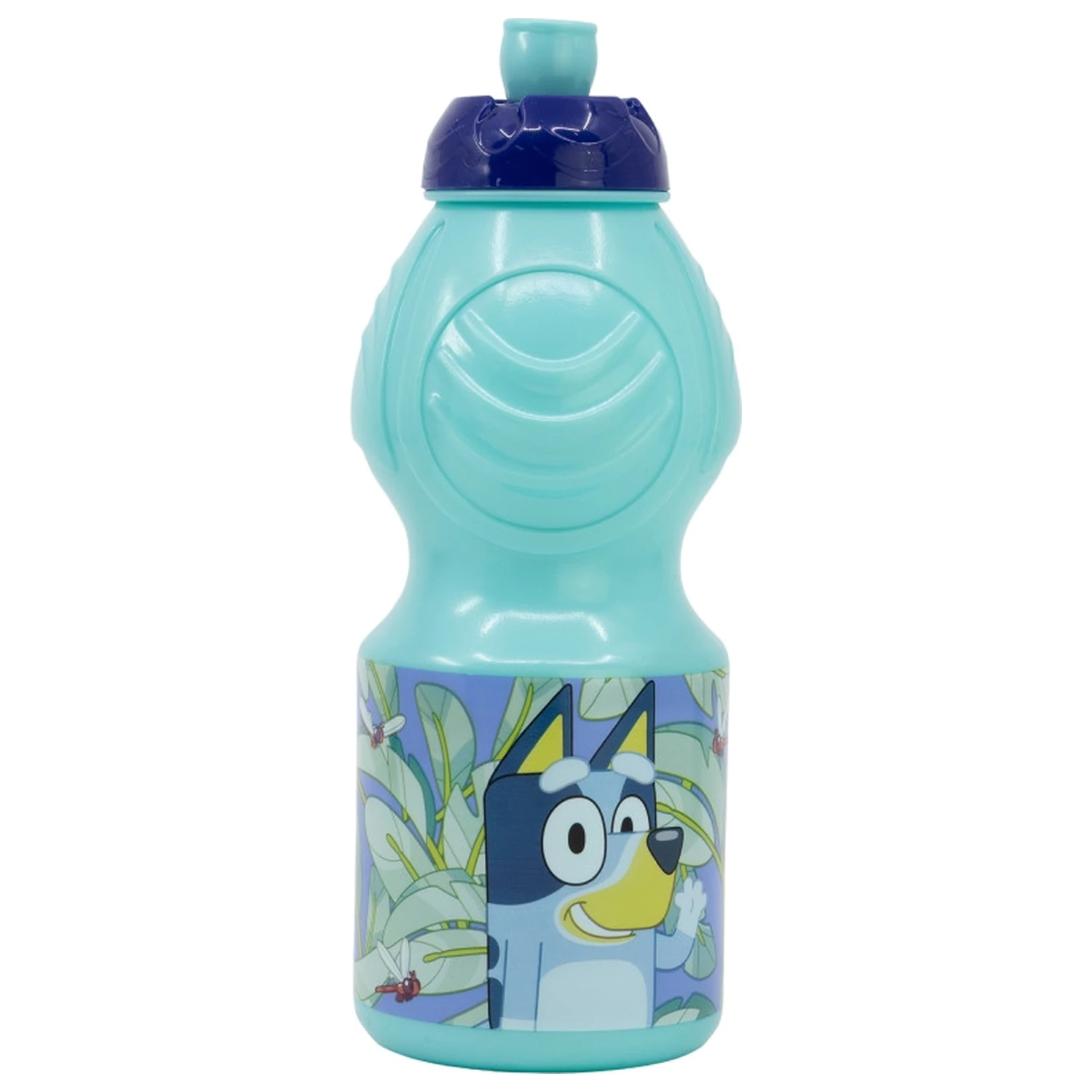 Bluey Leaves Plastic Sports Bottle 400 ml product photo