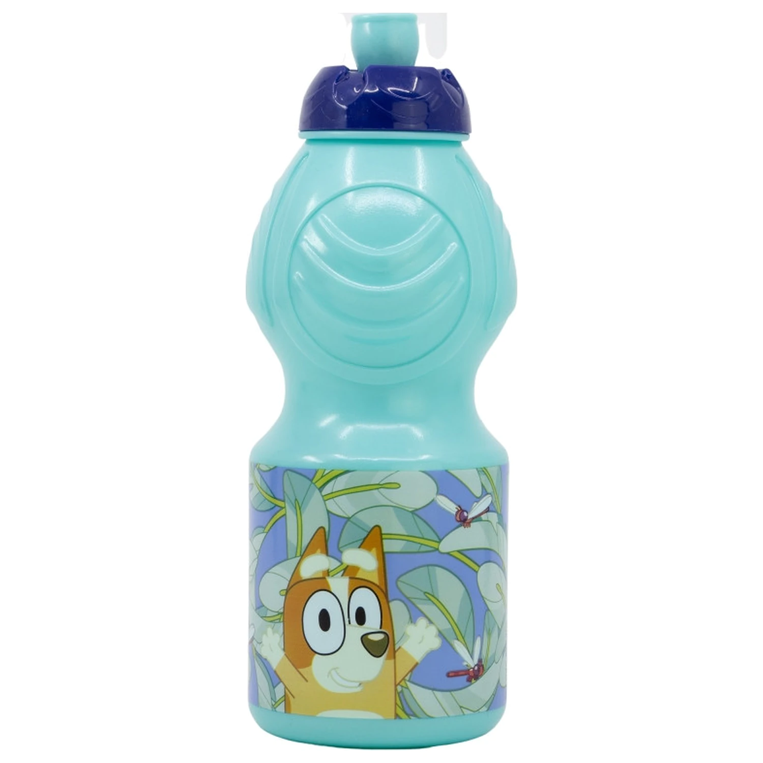 Bluey Leaves Plastic Sports Bottle 400 ml product photo