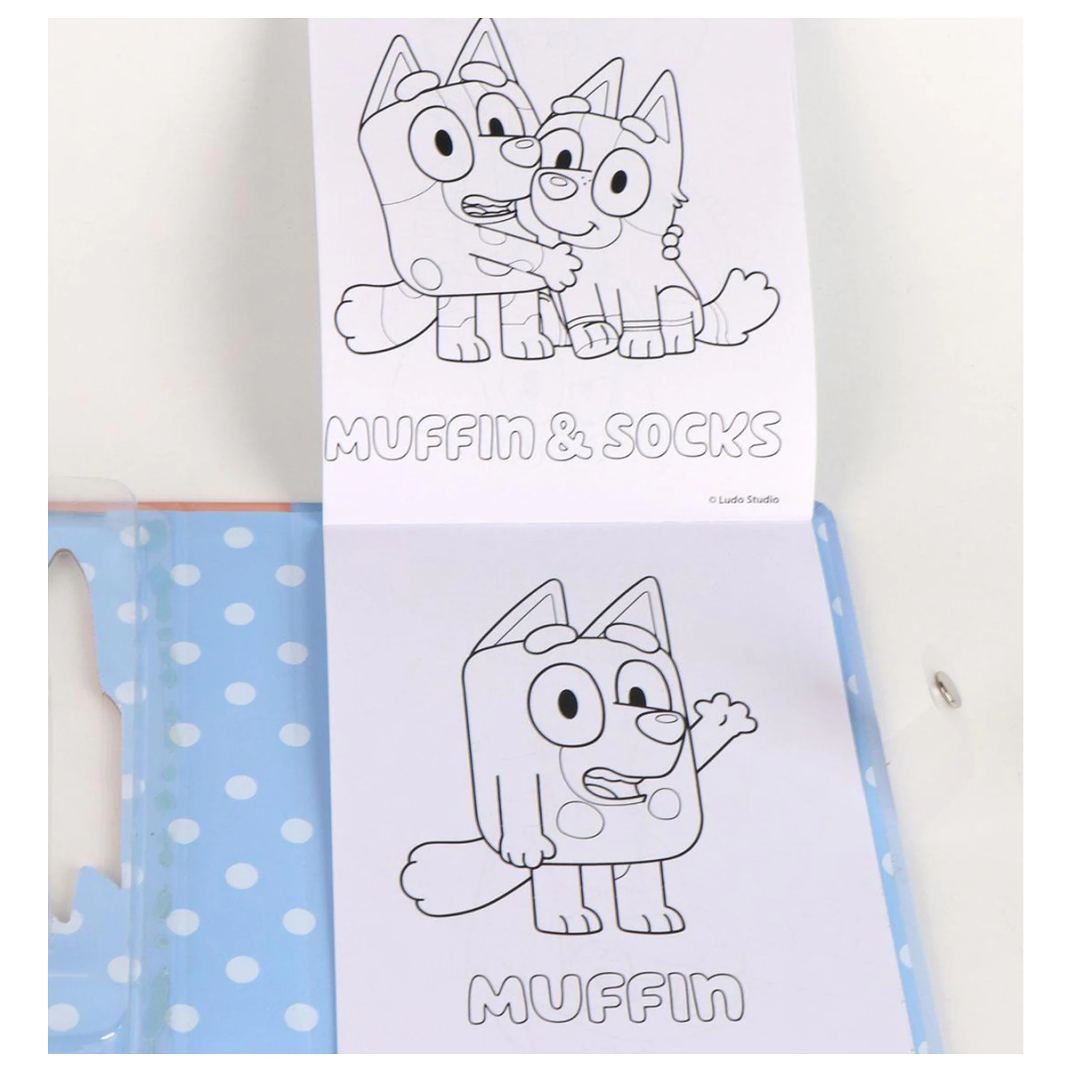 Bluey Let's Do Coloring Notebook Set with Stencil product photo