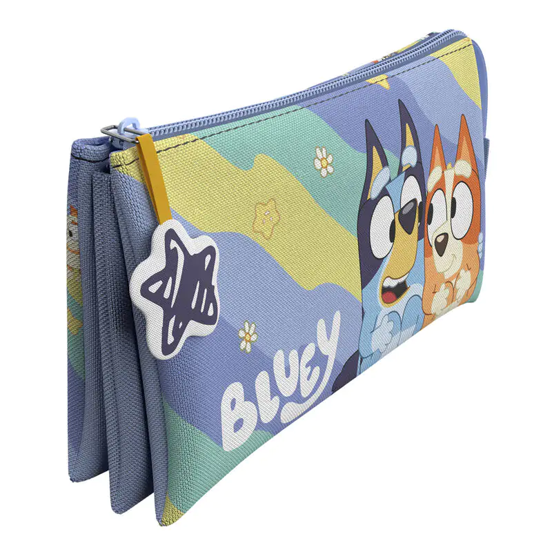 Bluey Light Waves triple pencil case product photo