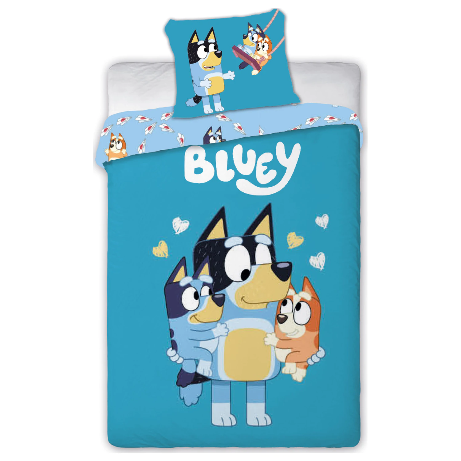 Bluey Loving Moments Kids', Toddler Duvet Cover product photo