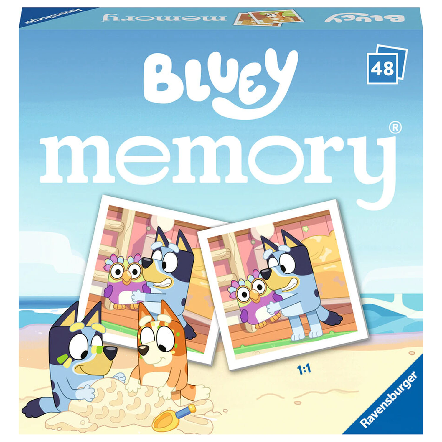 Bluey pocket memory game product photo