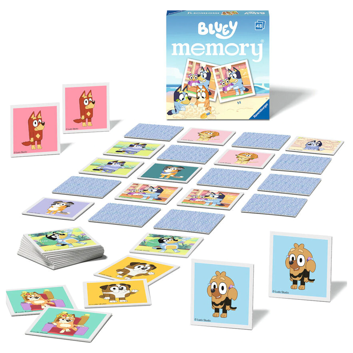 Bluey pocket memory game product photo