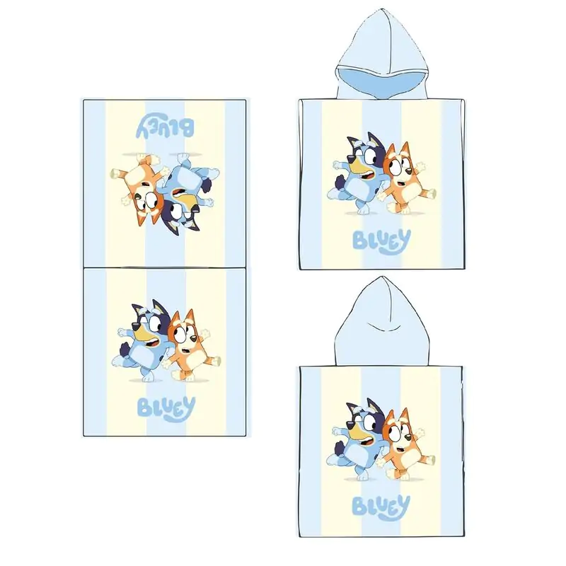 Bluey microfibre poncho beach towel product photo