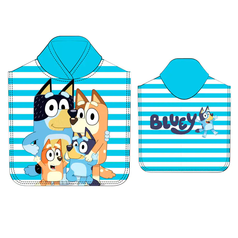 Bluey microfibre poncho towel product photo