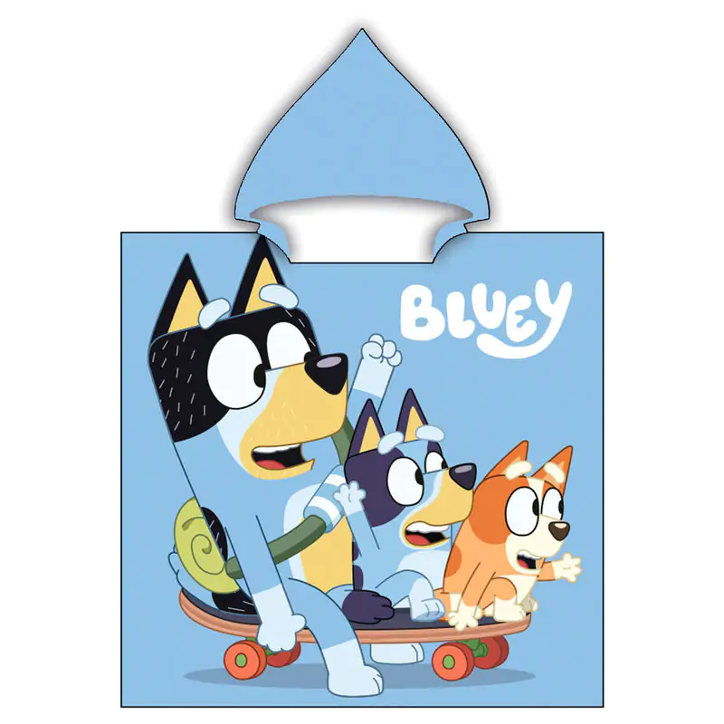 Bluey microfibre poncho towel product photo
