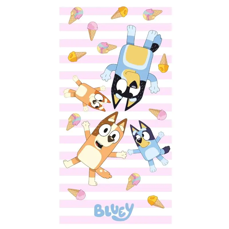 Bluey microfibre beach towel product photo