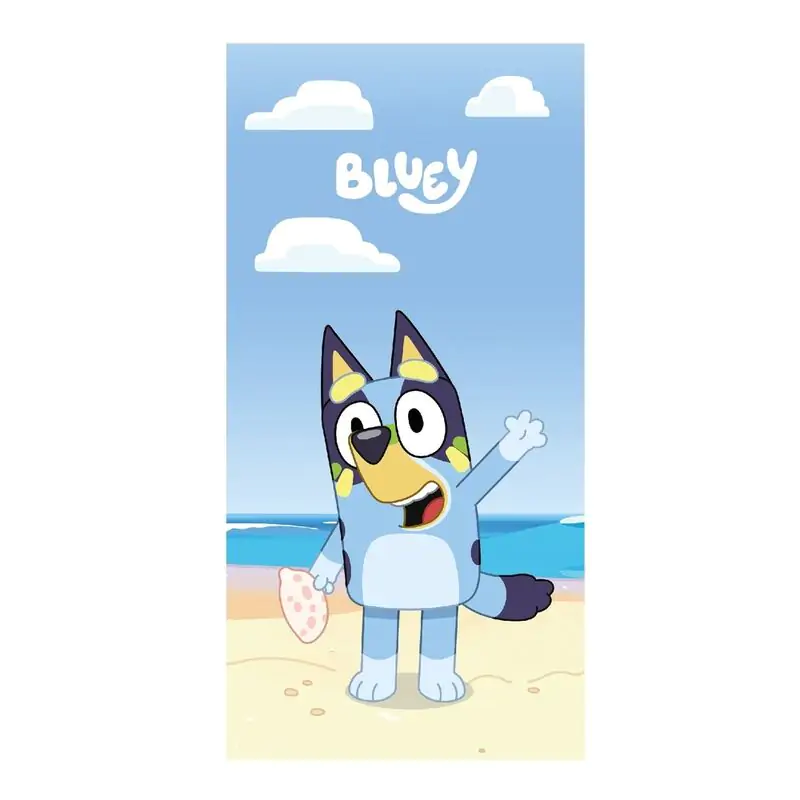 Bluey cotton beach towel product photo