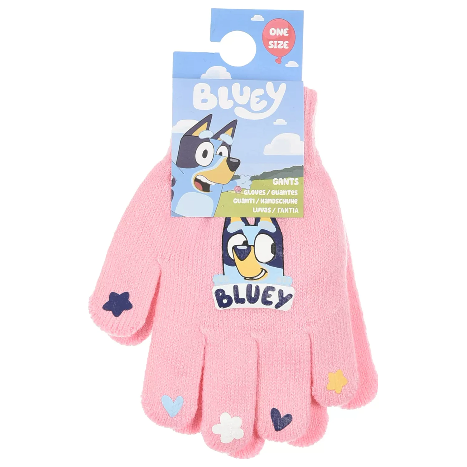 Bluey Pink kids gloves product photo