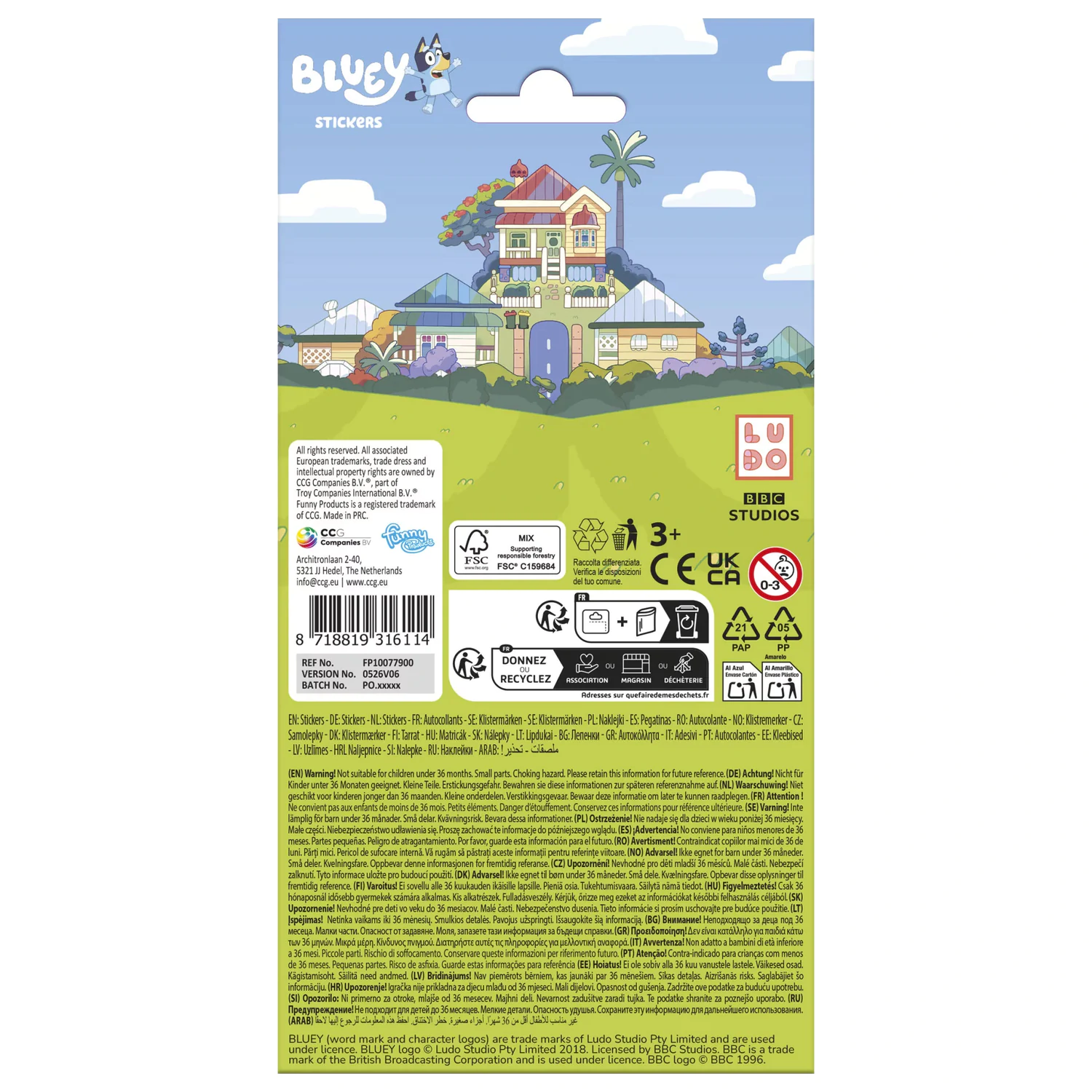 Bluey Play Sticker product photo