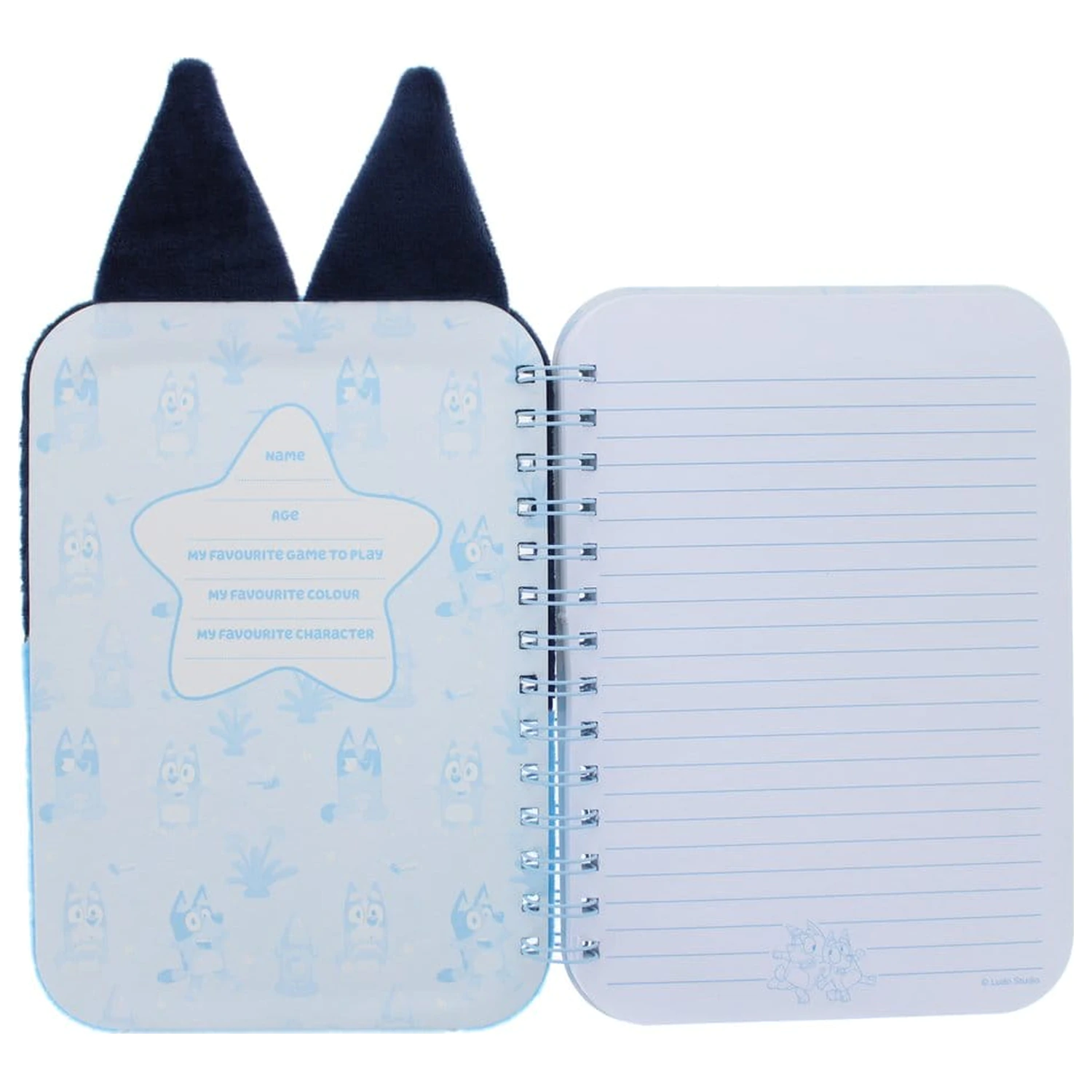 Bluey Plush Notebook Blue product photo