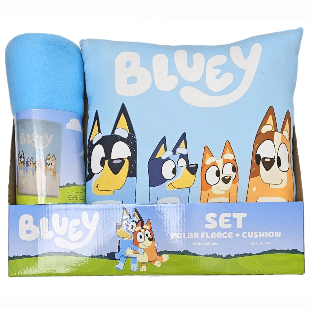 Bluey polar blanket + cushion set termékfotó