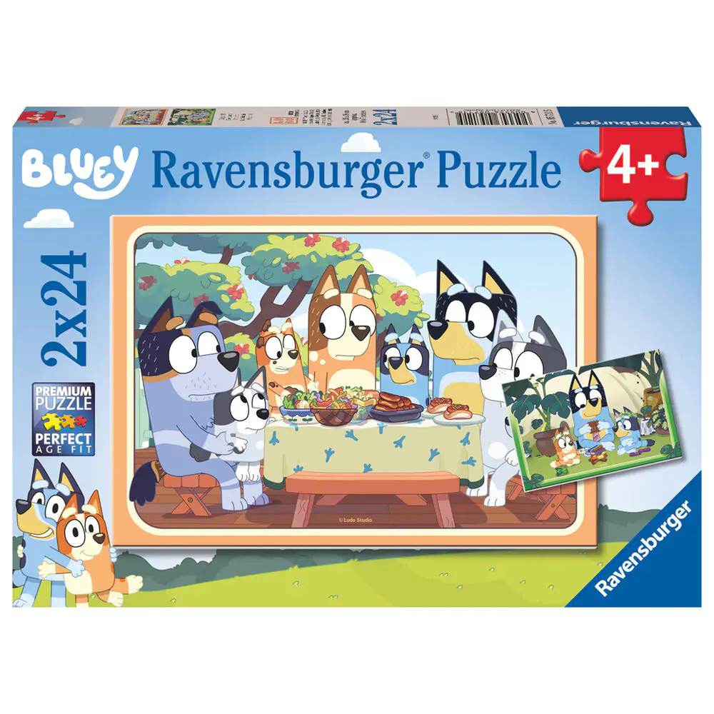 Bluey puzzle 2x24pcs product photo
