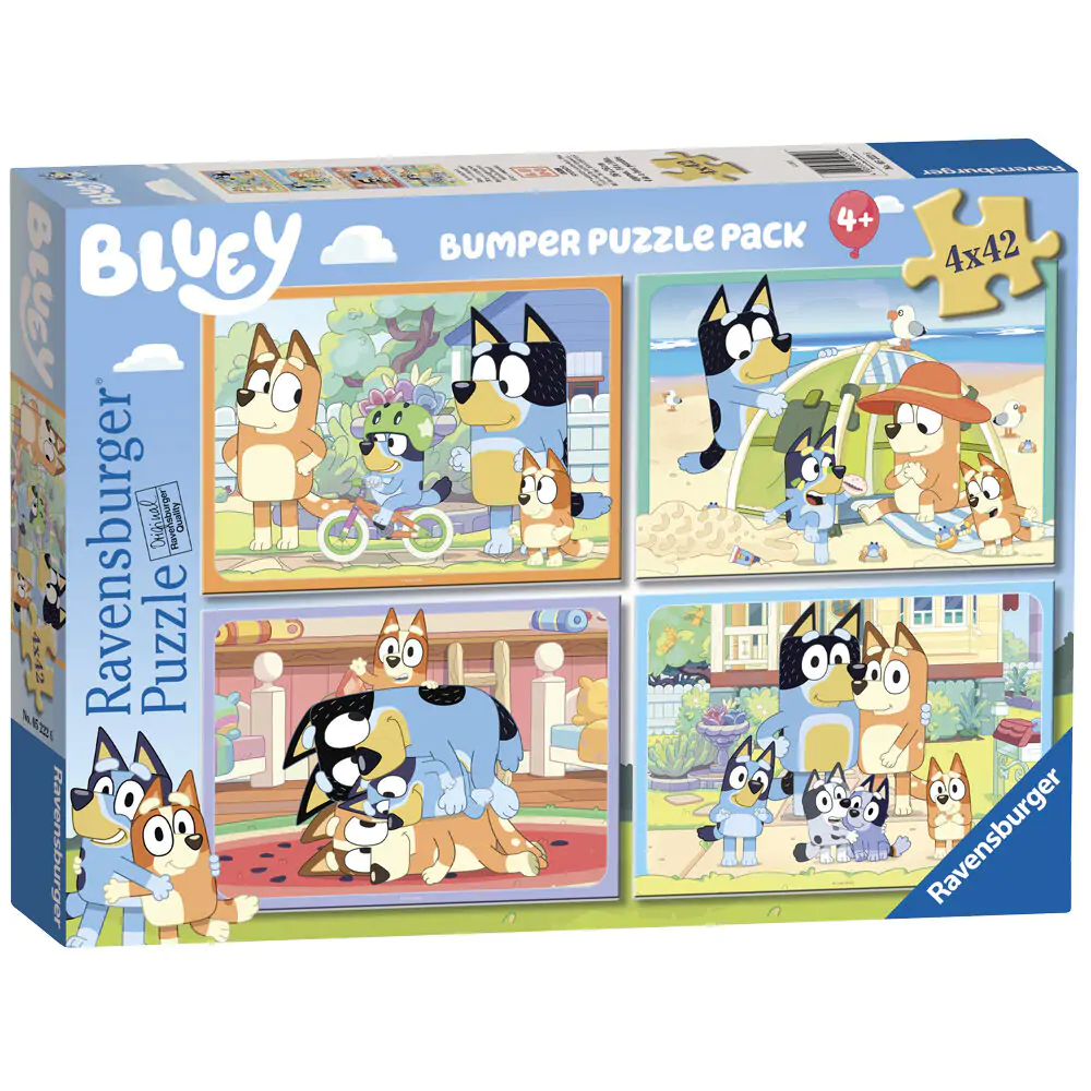 Bluey puzzle 4x42pcs product photo