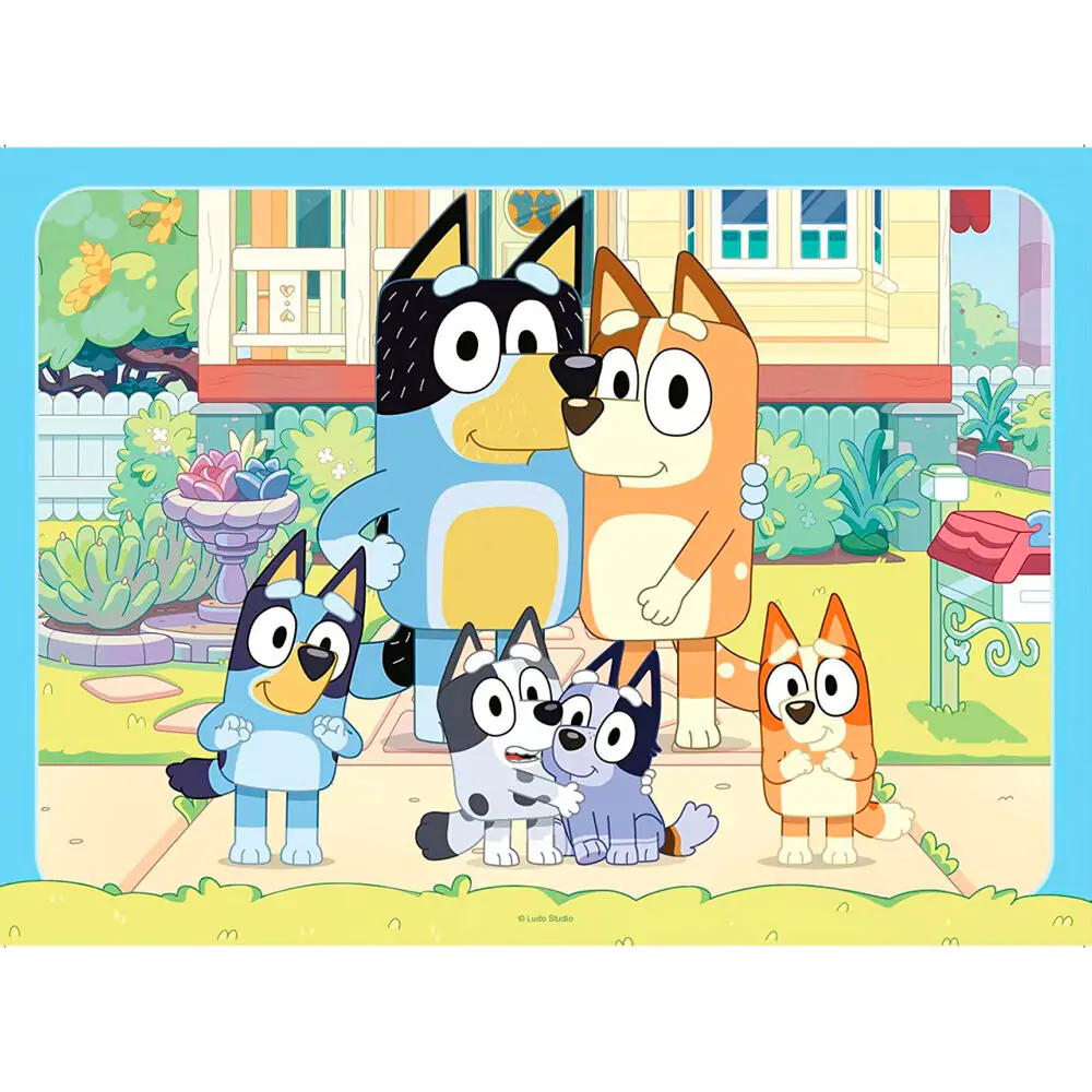 Bluey puzzle 4x42pcs product photo