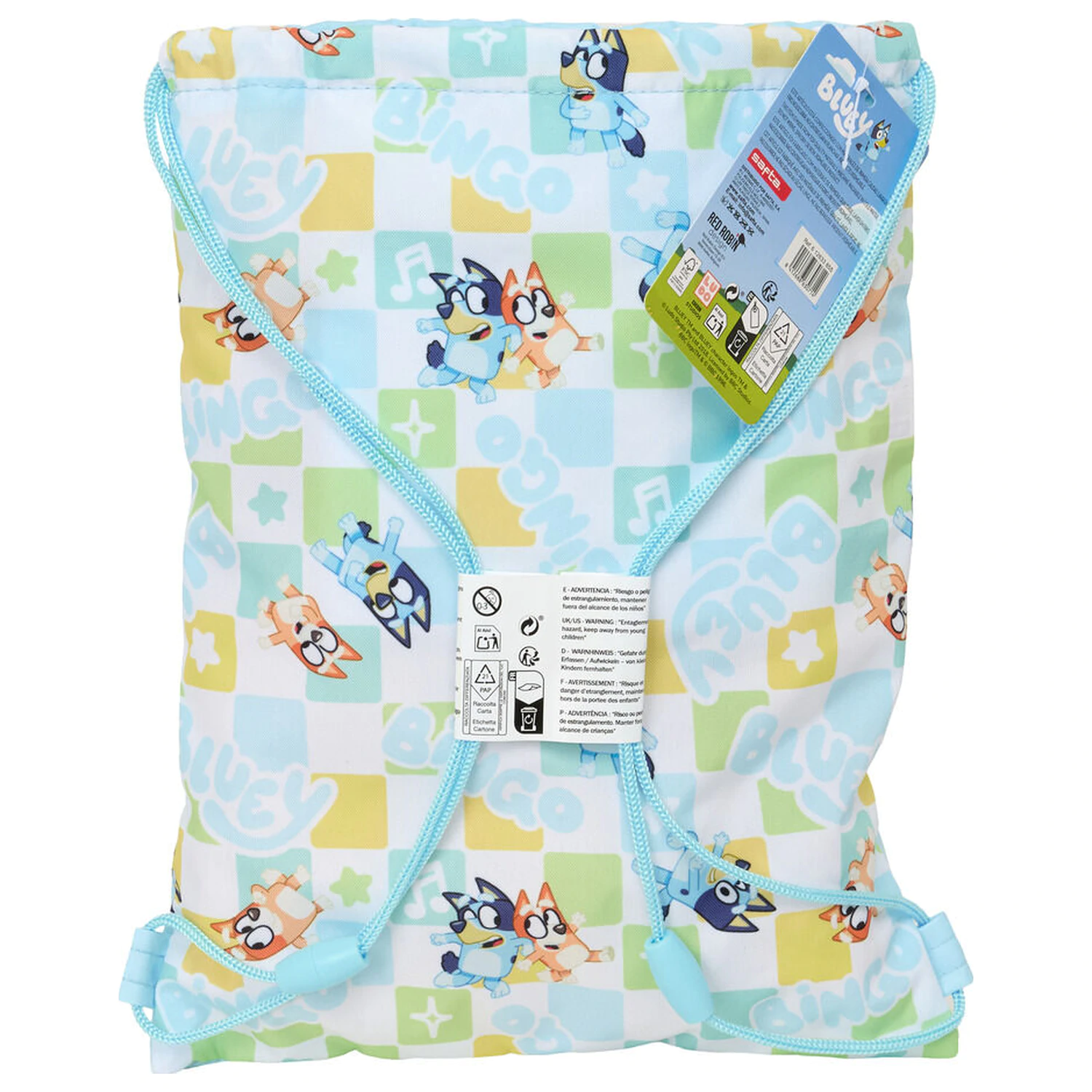 Bluey Ready gym bag 34cm product photo