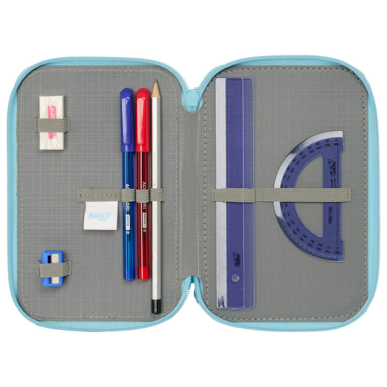 Bluey Ready triple pencil case 37pcs product photo
