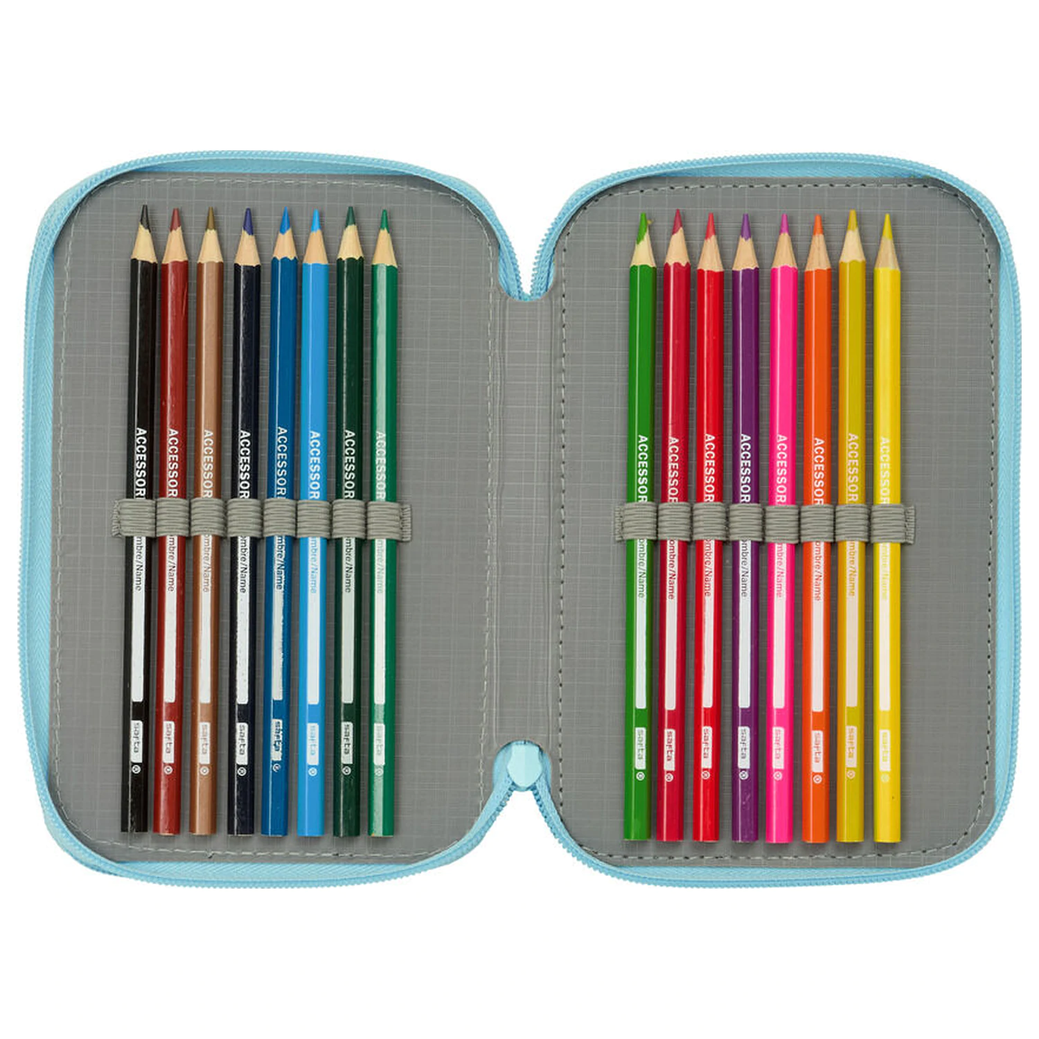 Bluey Ready triple pencil case 37pcs product photo