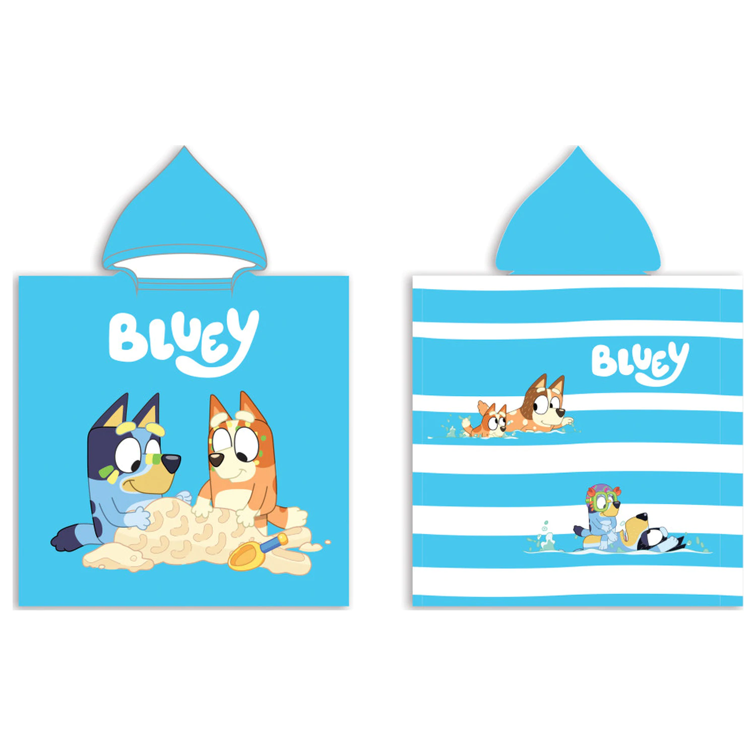 Bluey Sandy Fun Beach Towel Poncho 50x100 cm product photo