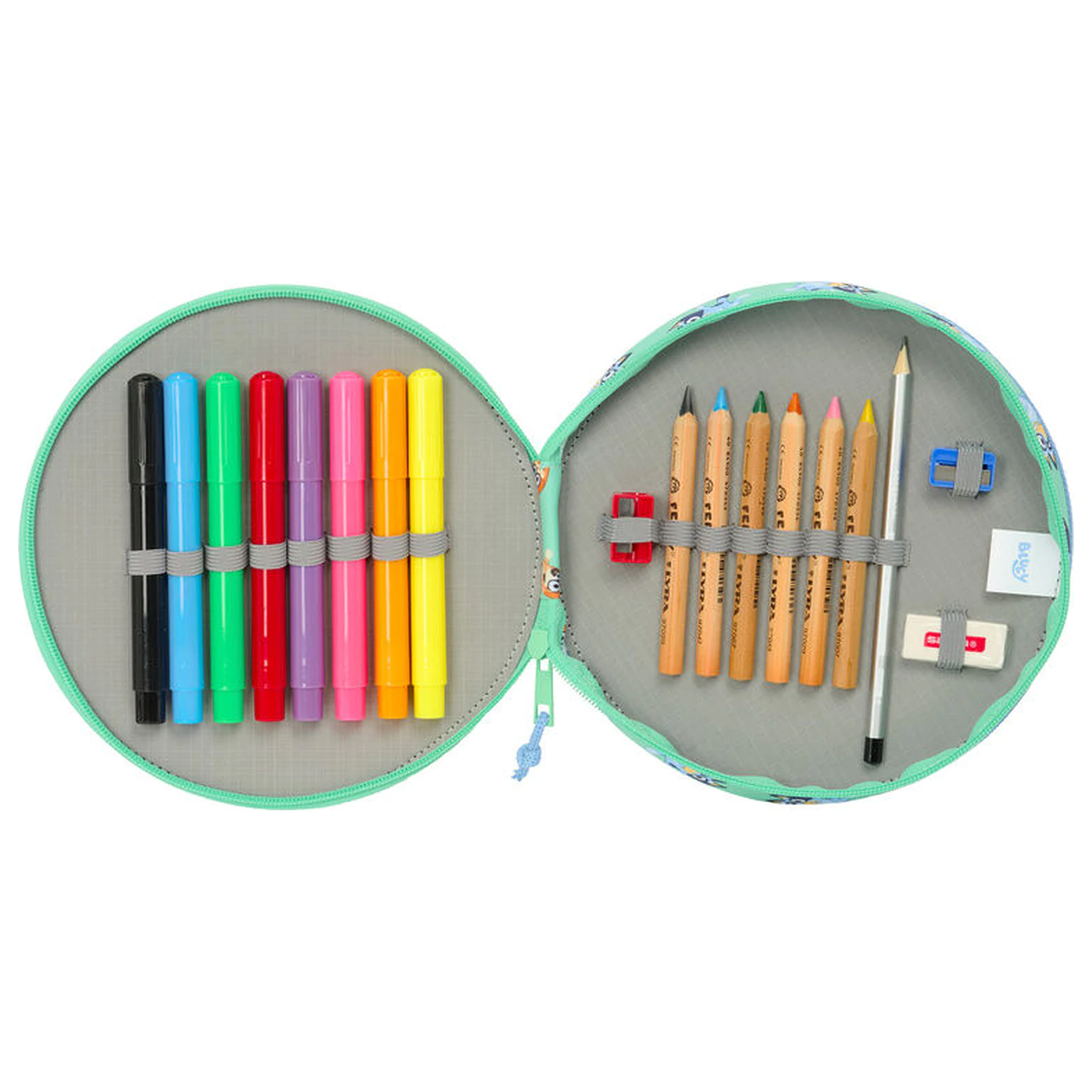Bluey Sisters pencil case 18pcs product photo