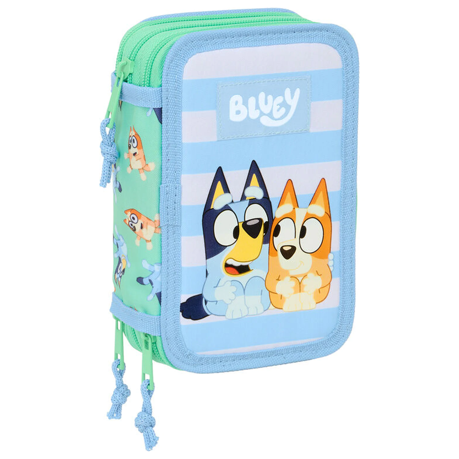 Bluey Sisters triple pencil case 37pcs product photo