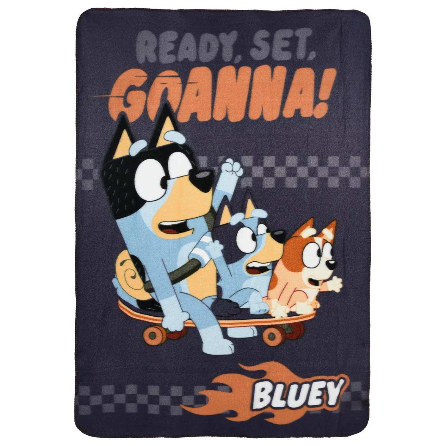 Bluey Skate Park fleece blanket 100x150cm product photo