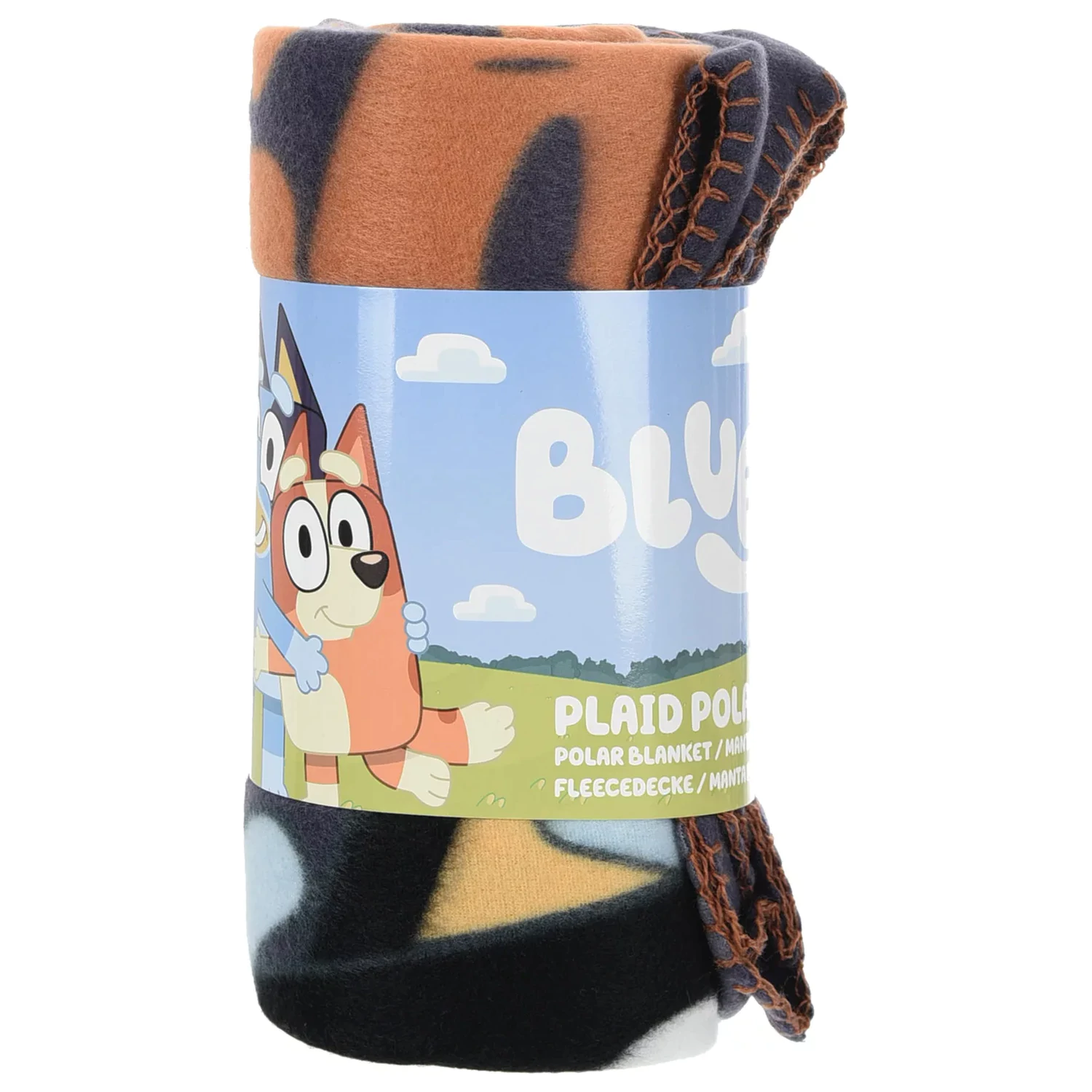 Bluey Skate Park fleece blanket 100x150cm product photo