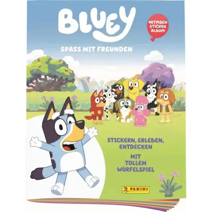 Bluey Spaß mit Freunden Sticker Collection Album *German Version* product photo
