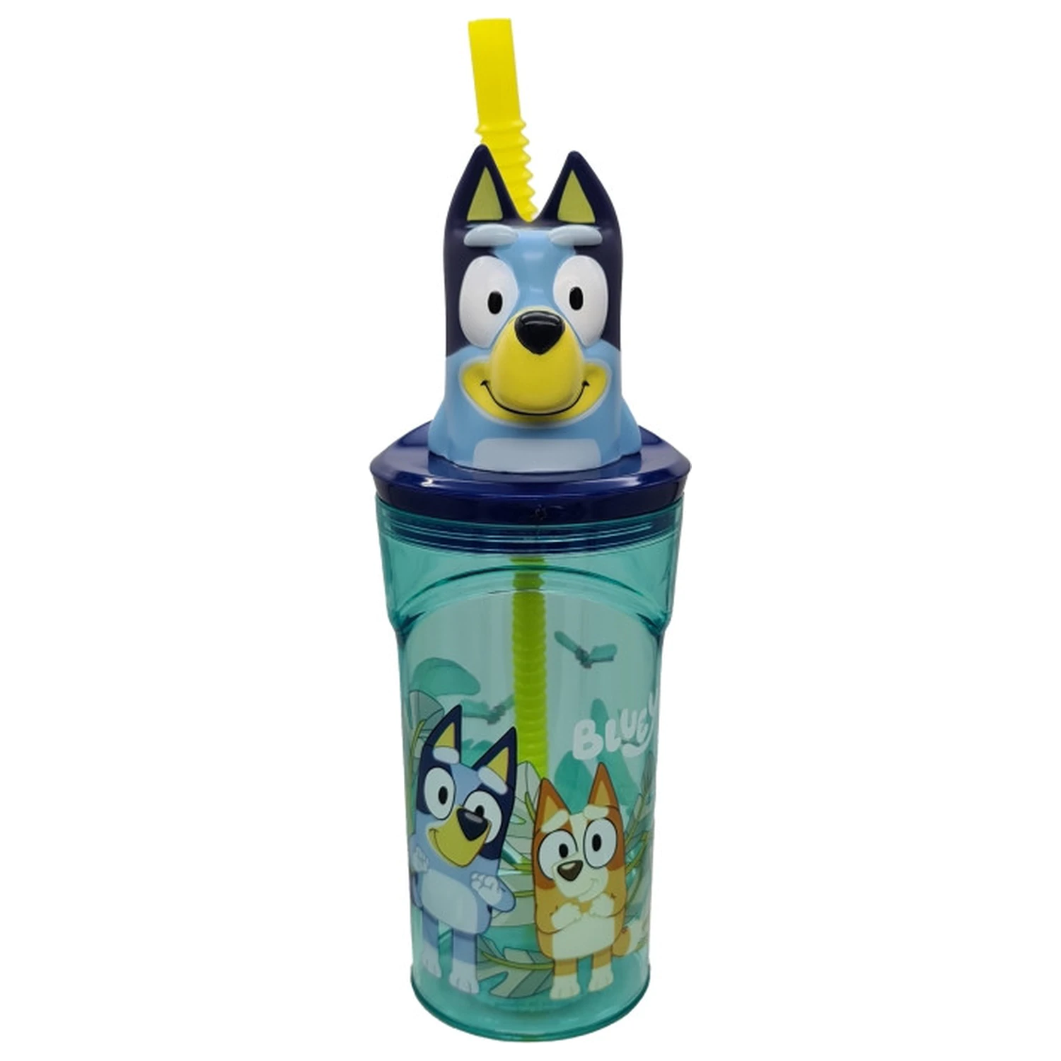 Bluey Splash 3D Plastic Straw Cup 360ml product photo