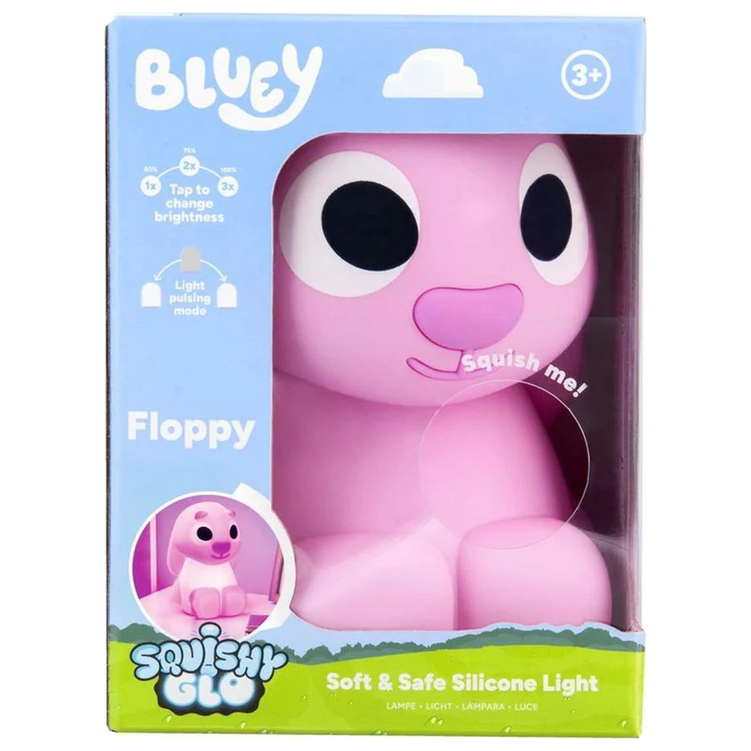 Bluey SquishyGlo Silicon Light Floppy Rechargeable product photo