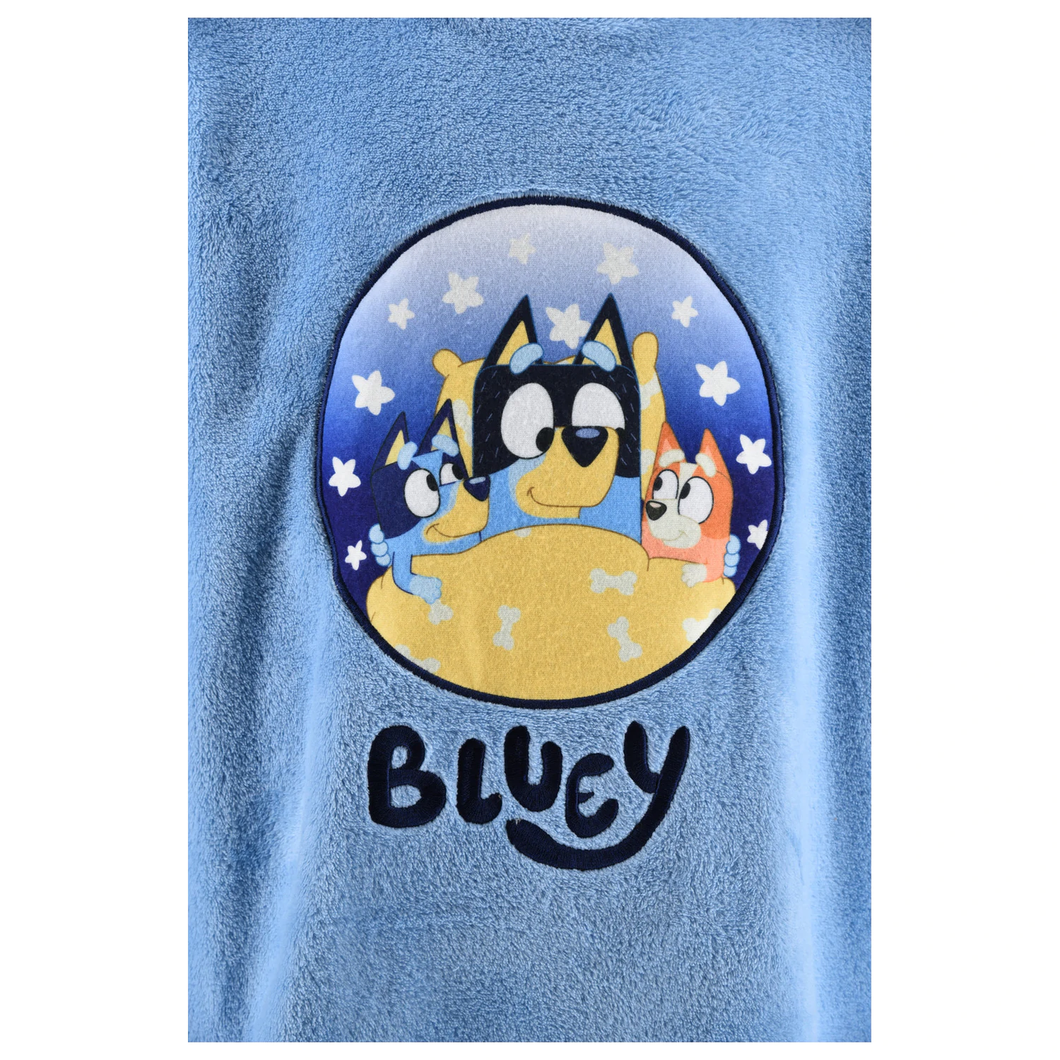 Bluey Stars Wearable Plush Fleece Blanket, Poncho 3/5 Years product photo