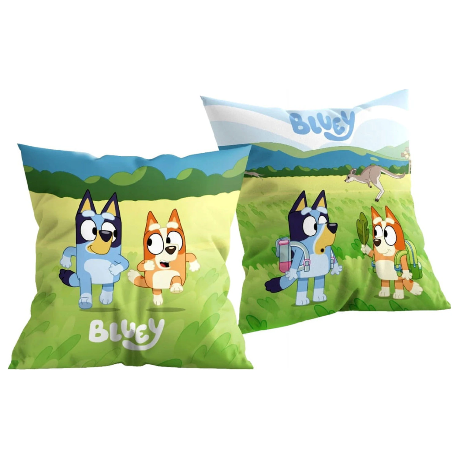 Bluey Sunny Day Cushion, Decorative Pillow product photo