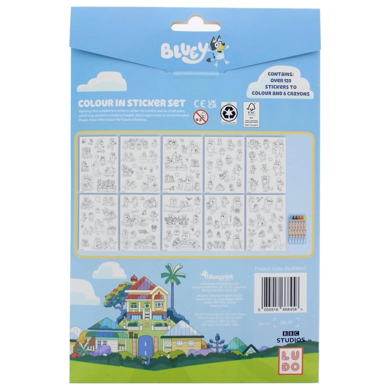 Bluey Sticker Colouring Set product photo