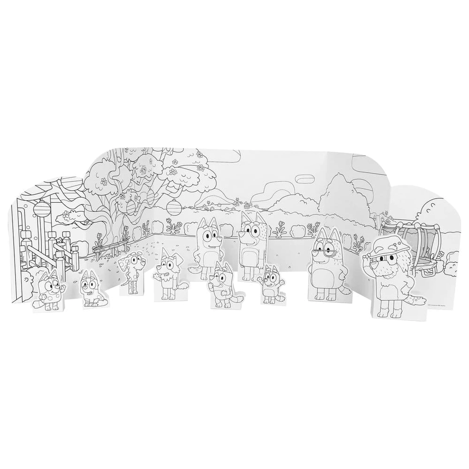 Bluey Colouring and Play World Set product photo