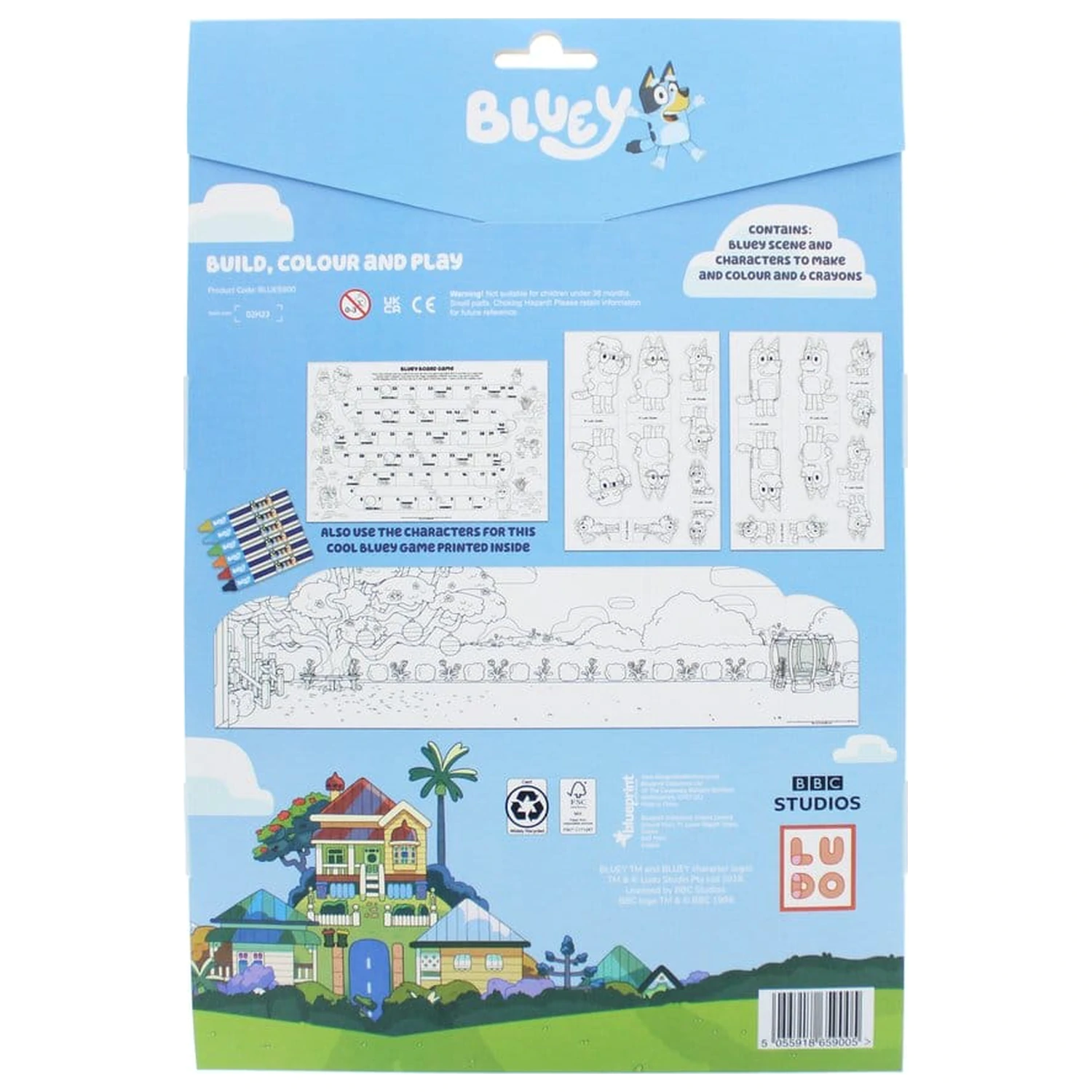 Bluey Colouring and Play World Set product photo