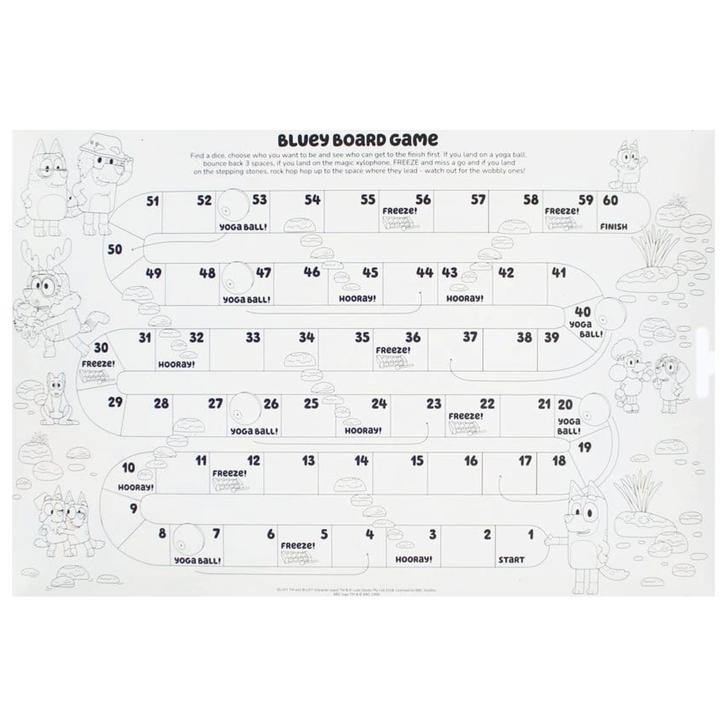 Bluey Colouring and Play World Set product photo