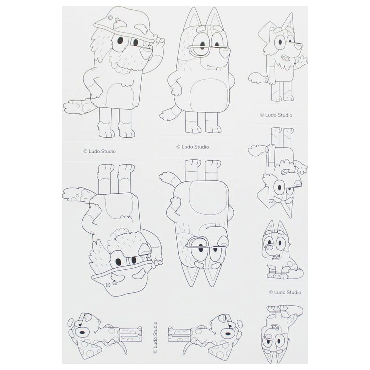Bluey Colouring and Play World Set product photo
