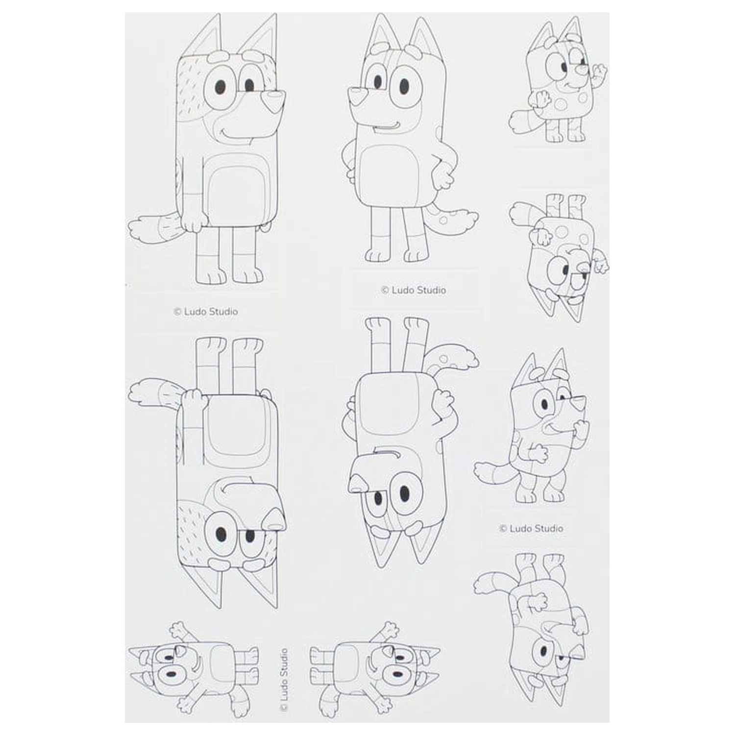 Bluey Colouring and Play World Set product photo