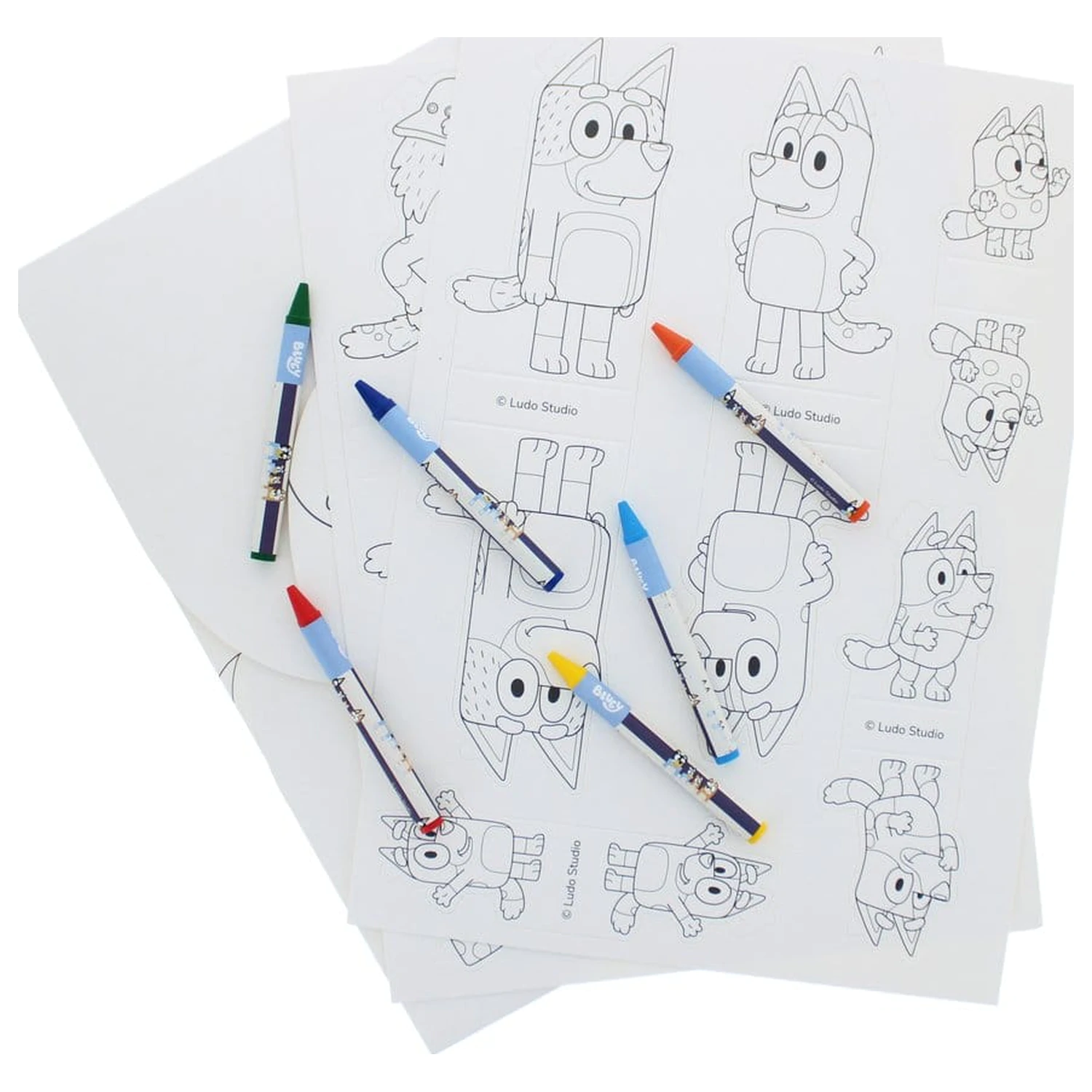 Bluey Colouring and Play World Set product photo