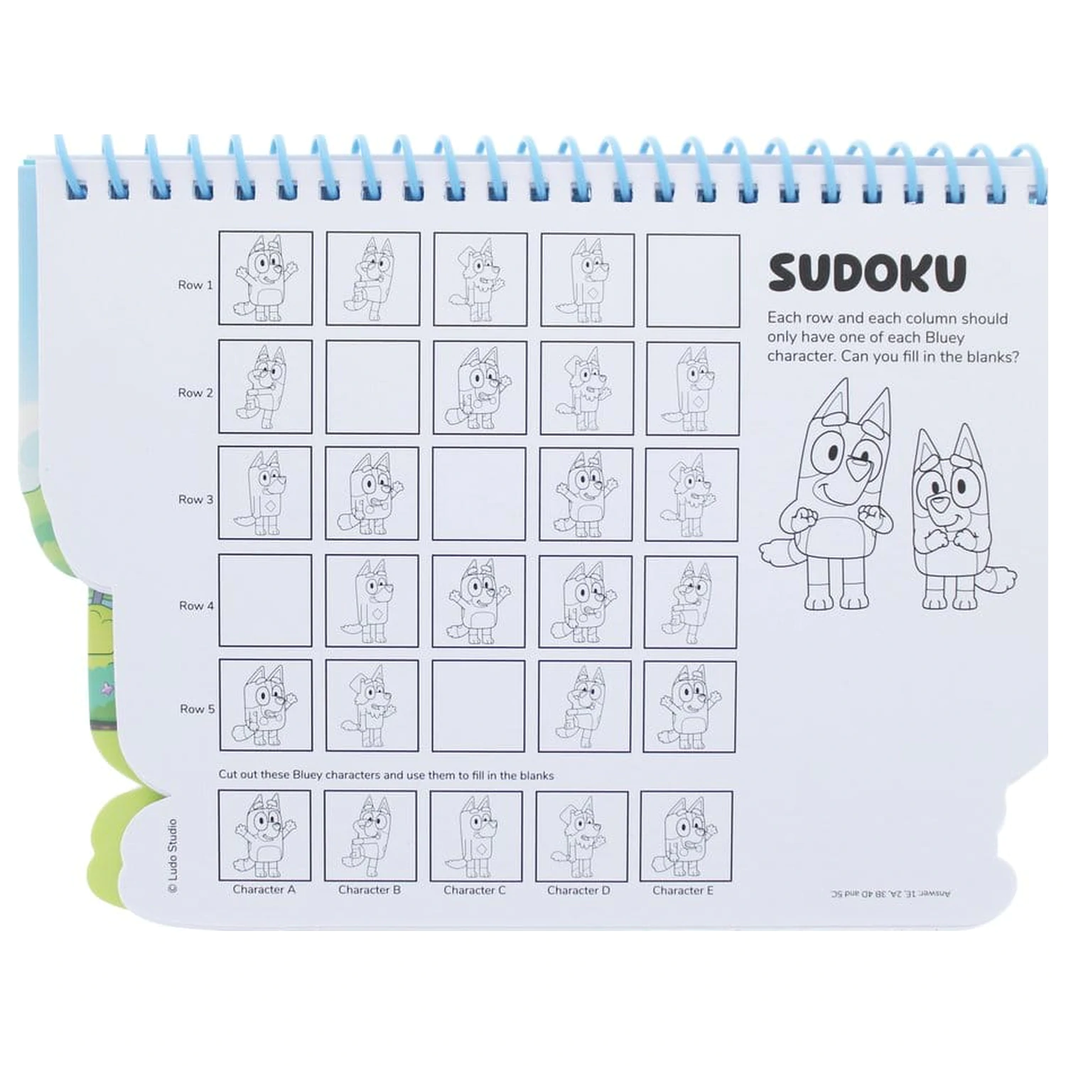 Bluey Travel Colouring Set product photo
