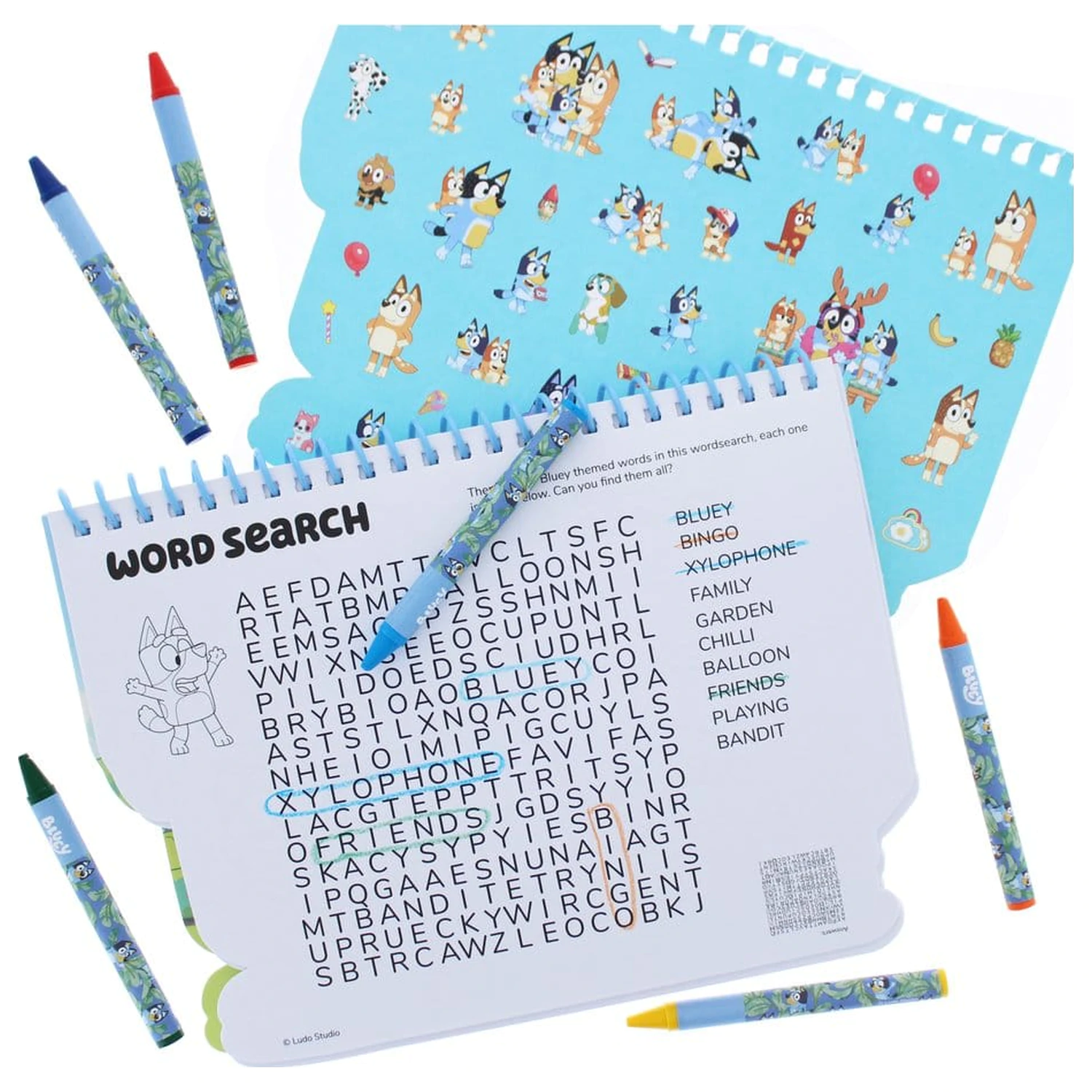 Bluey Travel Colouring Set product photo