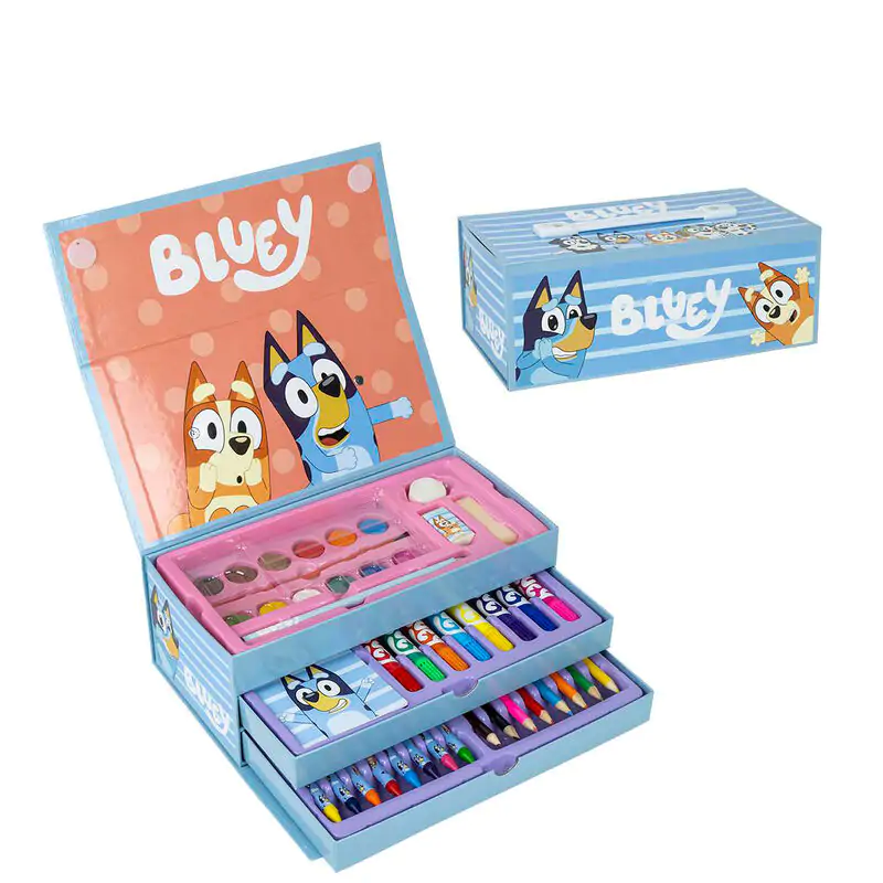 Bluey colouring stationery case termékfotó