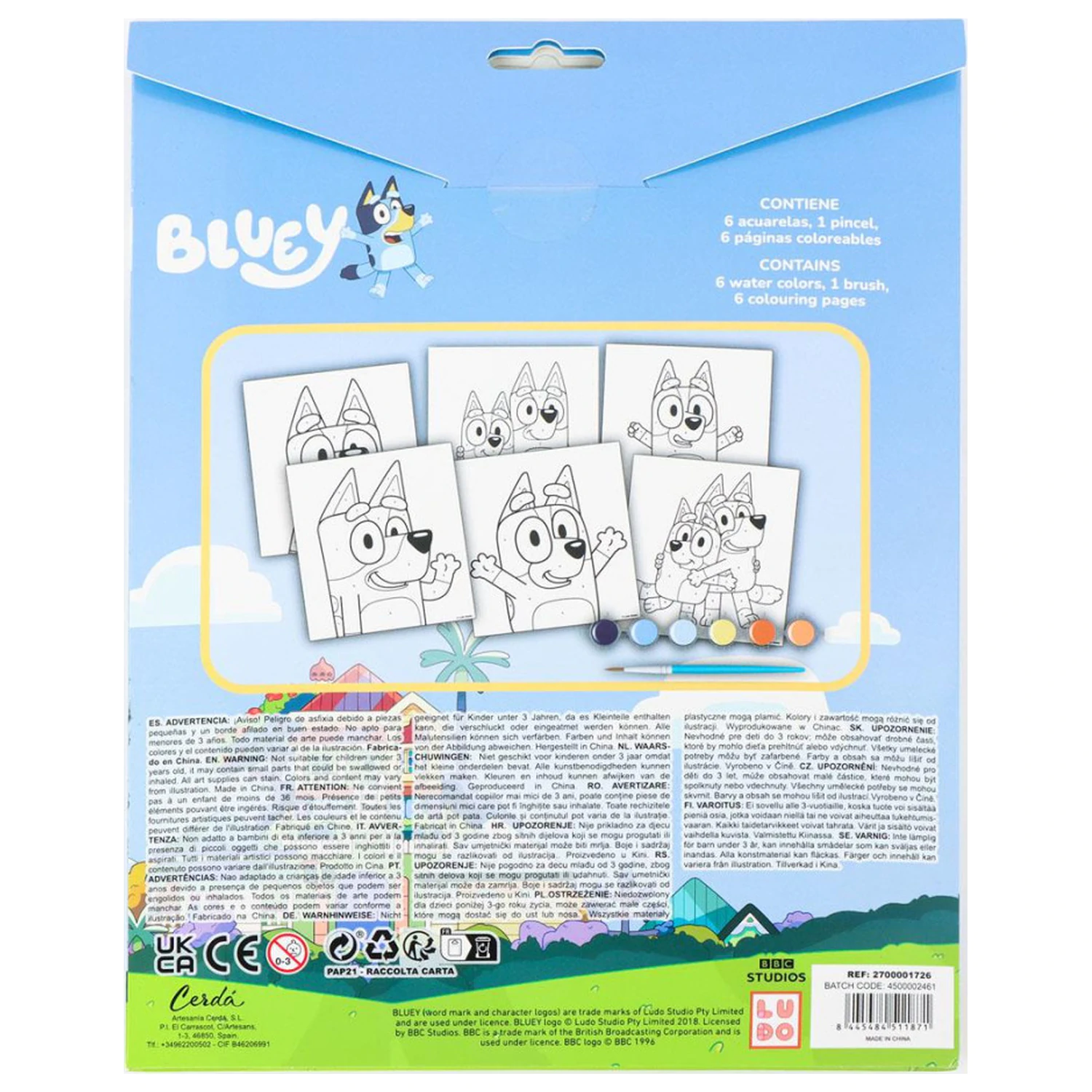 Bluey To Wave Coloring Set product photo